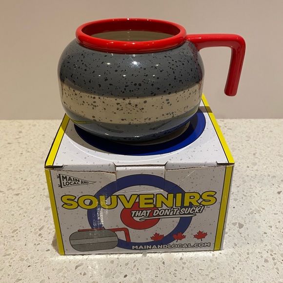 Main and Local Curling Mug - Picture 1 of 4